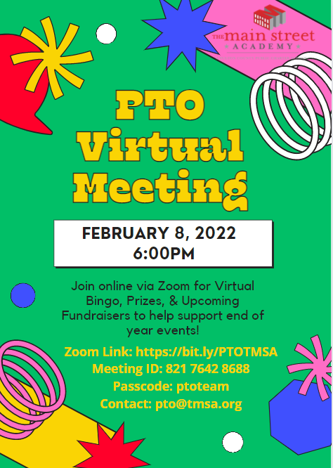 PTO Virtual Meeting - February 2022