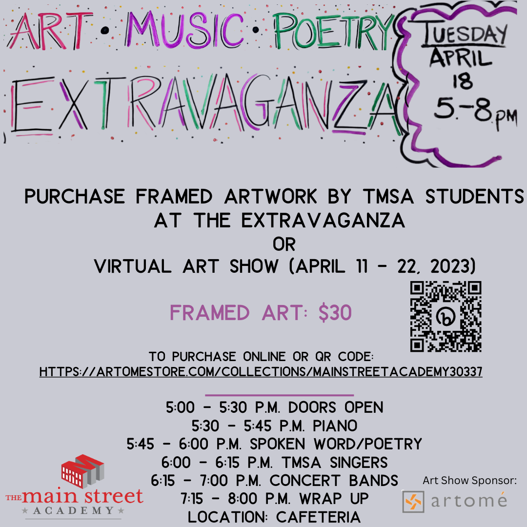 Fine Arts Extravaganza Flyer